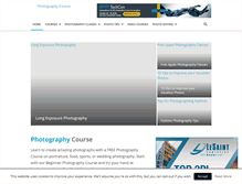 Tablet Screenshot of photographycourse.net